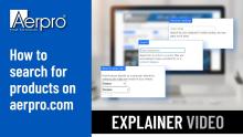 Embedded thumbnail for How to Search for Products on Aerpro.com