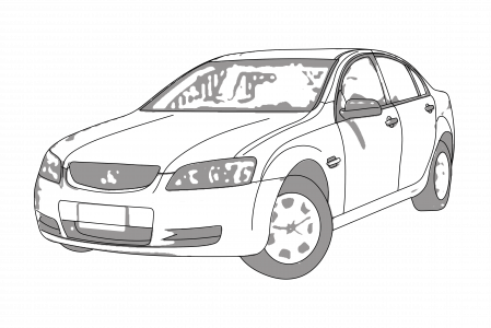 Holden Car Colouring Pics Sketch Coloring Page